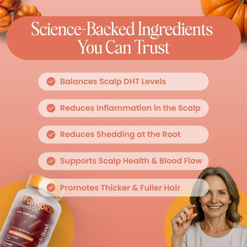 Bloom & Bond® Pumpkin Seed Oil with Saw Palmetto